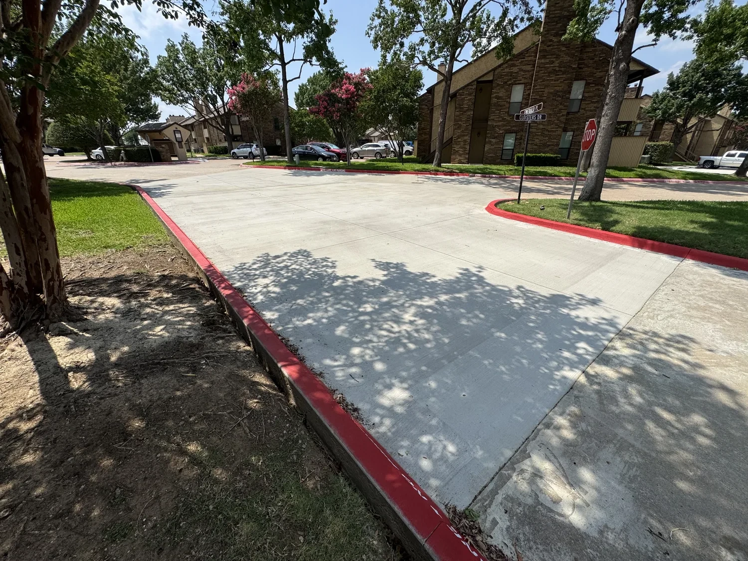 Poured to spec, documented to match by Lucky’s Concrete in Savannah